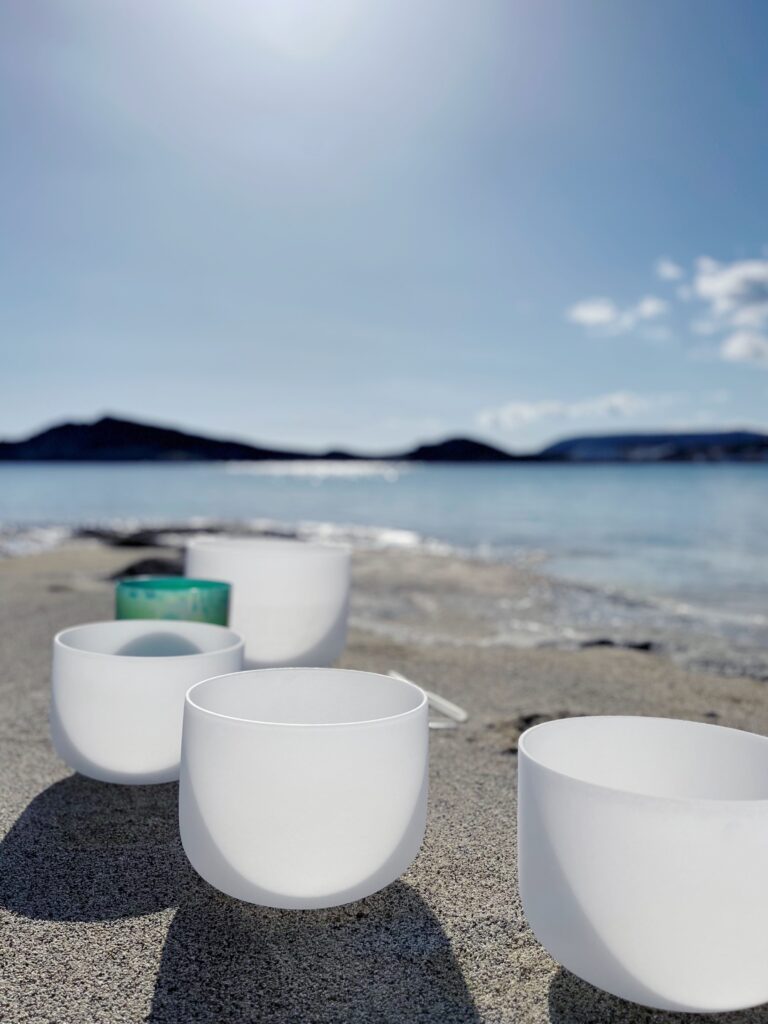 Crystal Singing Bowls Set Sound Healing Tools Photo