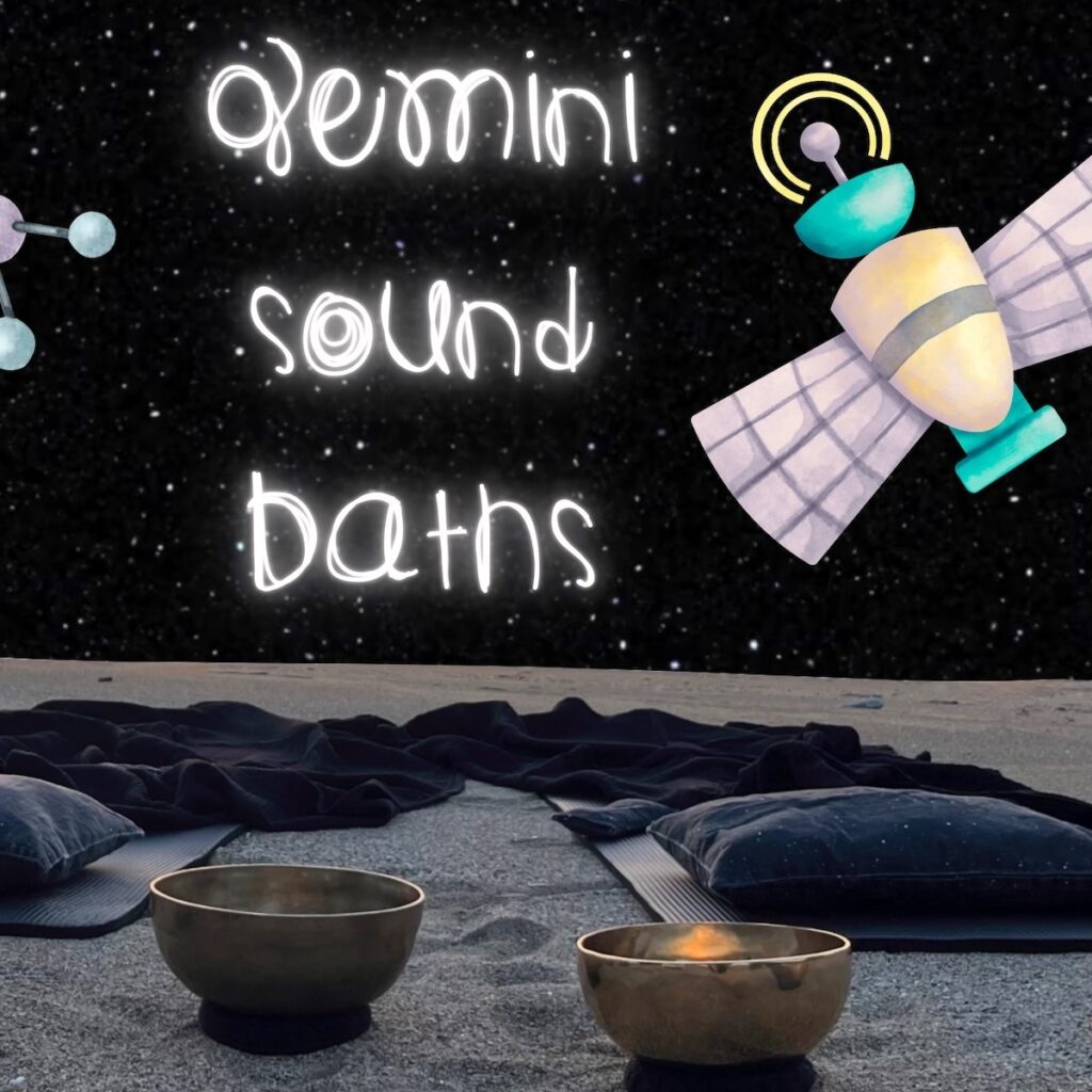 Gemini Sound Baths. Astrology-based Sound Healing for Clarity, Breath and Flow by Cosmic Sounds