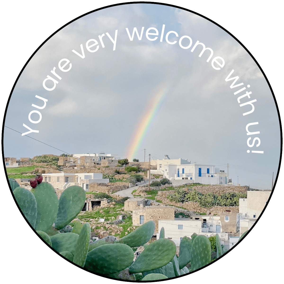 Kimolos village landscape