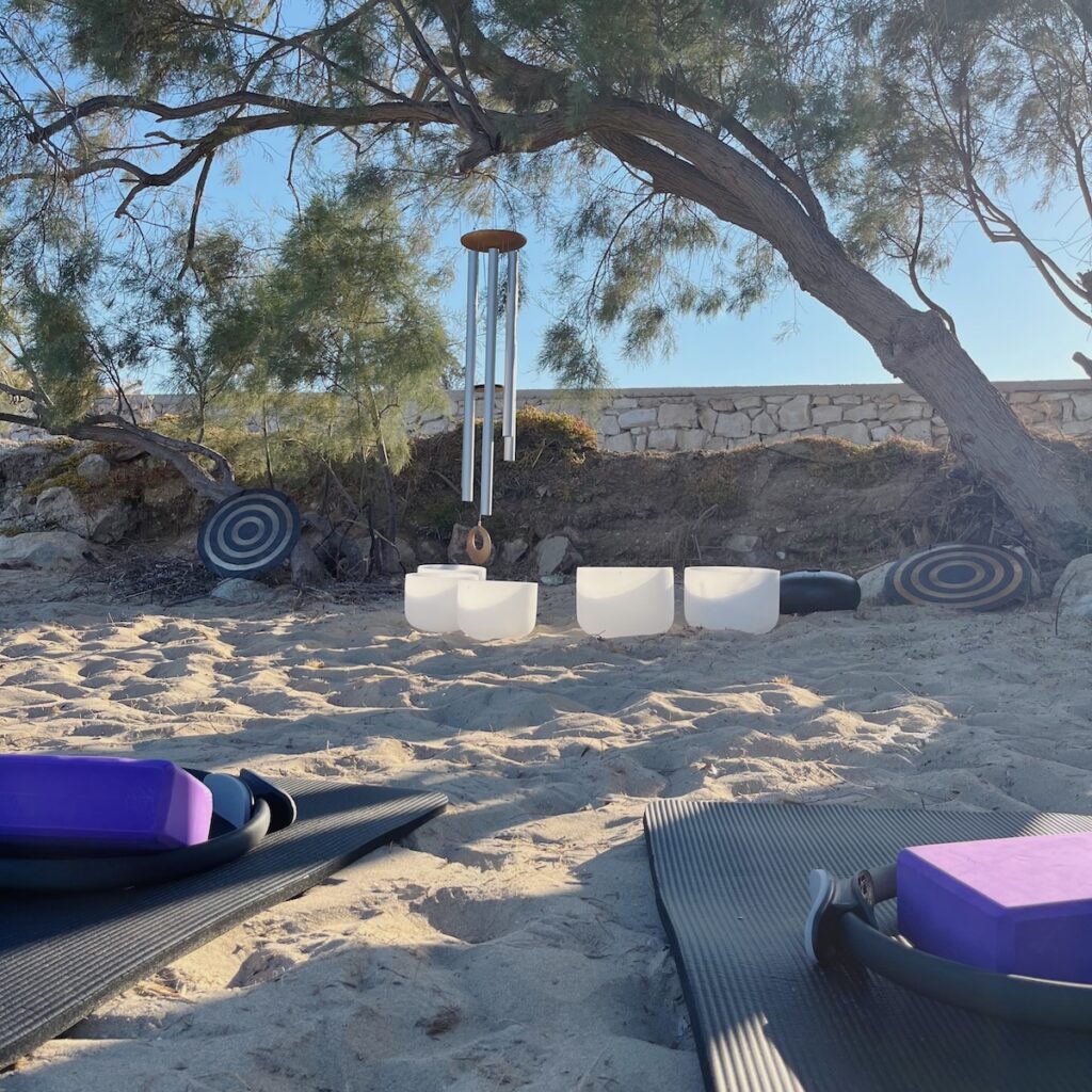 Sound Healing and Pilates experience on Kimolos, Greece